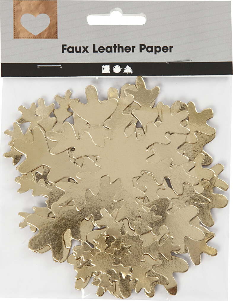 Snefnug - Ø 3+5+8+10 CM - 350 G - Guld - 16 Stk