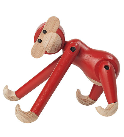 Kay Bojesen Tr?figur - Abe - 9,5 cm - Vintage - Mini - R?d