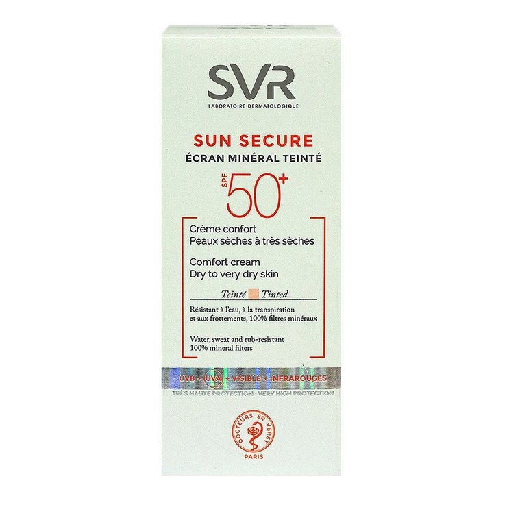 Sun Secure écran minéral teinté crème confort SPF50+ 50ml