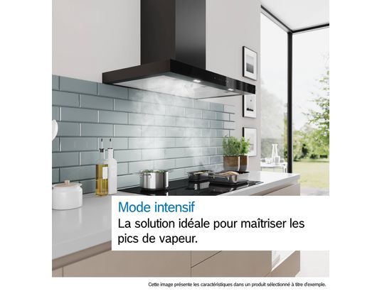 BOSCH - Hotte decorative murale DWB97DN30, Série 6, Eco Silence Drive