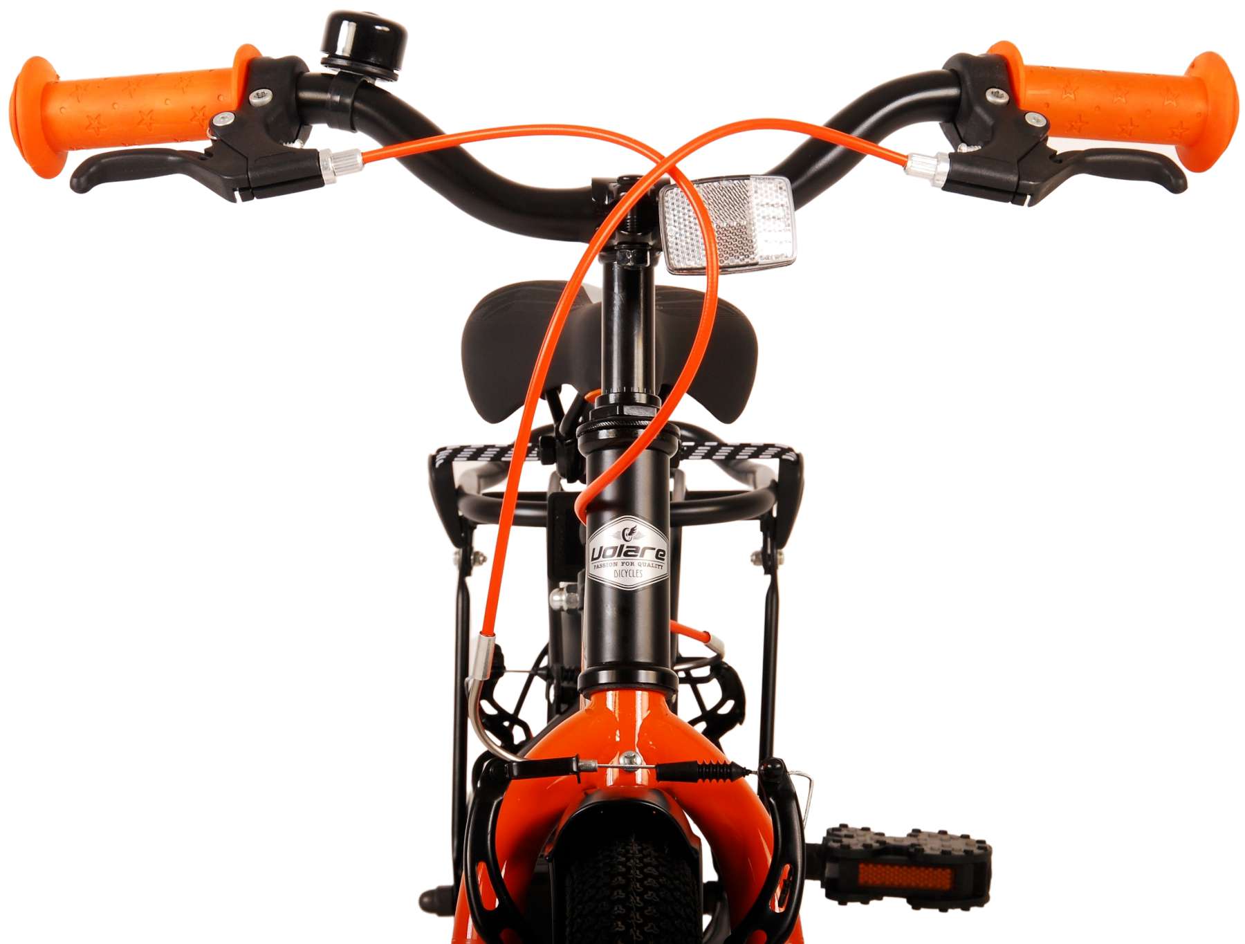 TPFSports Thombike Kinderfahrrad - Jungen - 12 Zoll - Rücktritt + Handbremse - Schwarz/Gelb