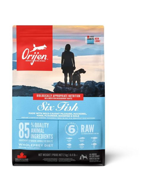 Orijen Whole Prey Six Fish Dog Sardines&Makreel - Hondenvoer