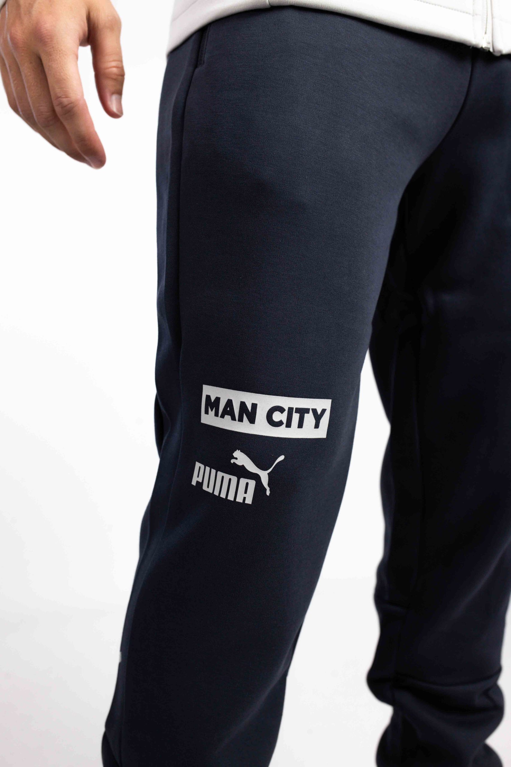 Manchester City Casuals Hooded Trainingspak Senior Grijs