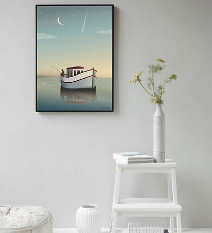Vissevasse Poster - 50x70 - Der Fishermann
