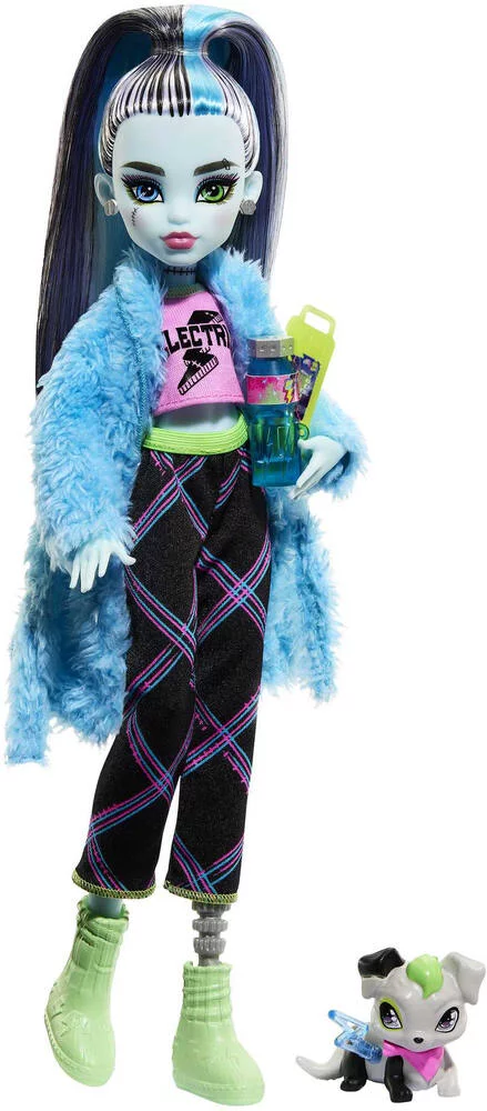 MONSTER HIGH - SOIREE PYJAMA POUPEE FRANKIE STEIN