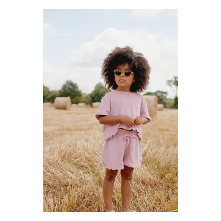 Louise Misha T-shirt Court Kalistee Eponge | Lilas