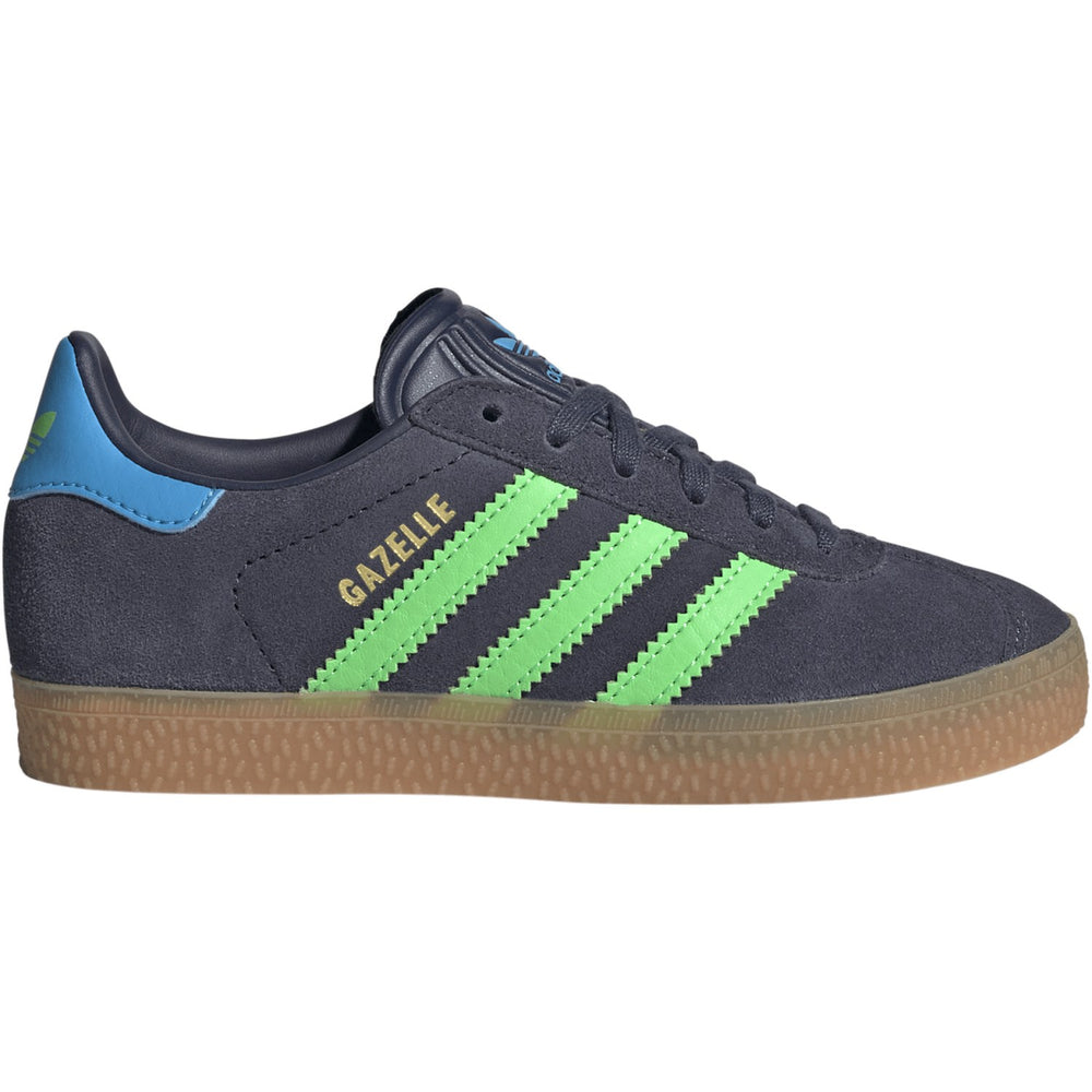Køb adidas Originals Shadow Navy/Screaming Green/Lucid Aquamarine Gazelle C Sneakers