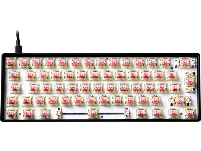 DELTACO GAM-075V2-CH Mechanische-Tastatur, RGB-Beleuchtung, Hot-Swap-Schalter