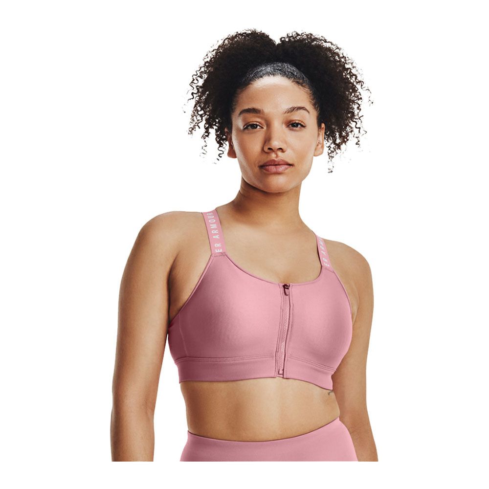Under Armour UA INFINITY - Brassière Femme pink elixir/white