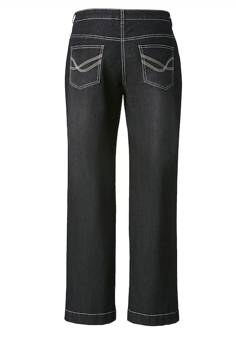 Jeans, weit und gerade, 4-Pocket