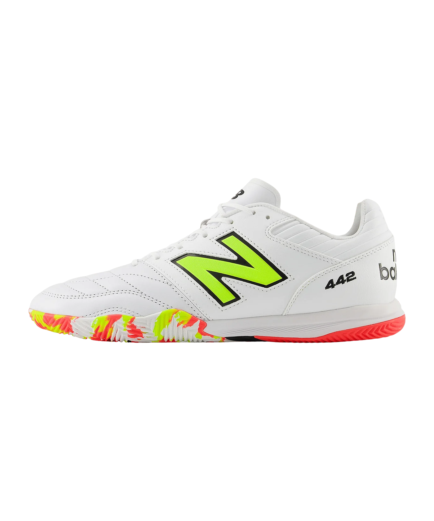 New Balance 442 Pro V2 IN Flash Point Weiss FIB2