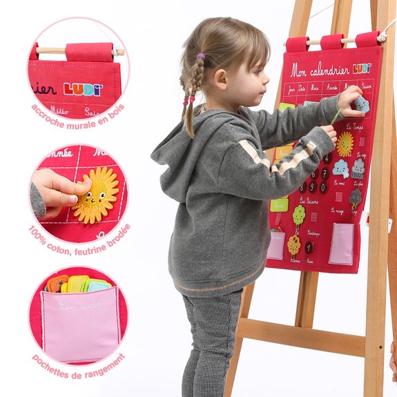 Calendrier Basic rose