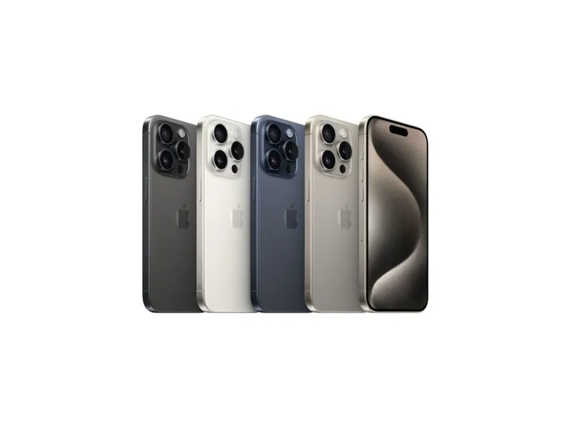 Apple | iPhone 15 Pro - 5G smartphone - 1TB - Hvidt Titanium