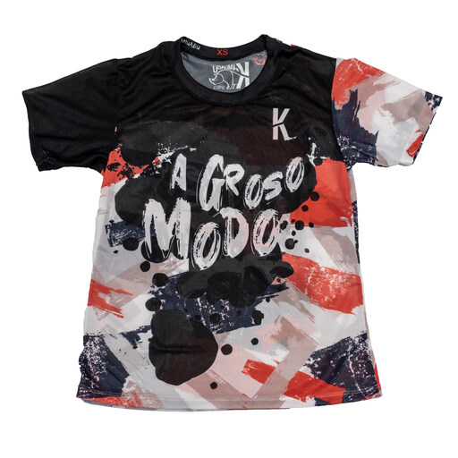 Camiseta Kamuabu Brochazo 90g para corrida e trilha
