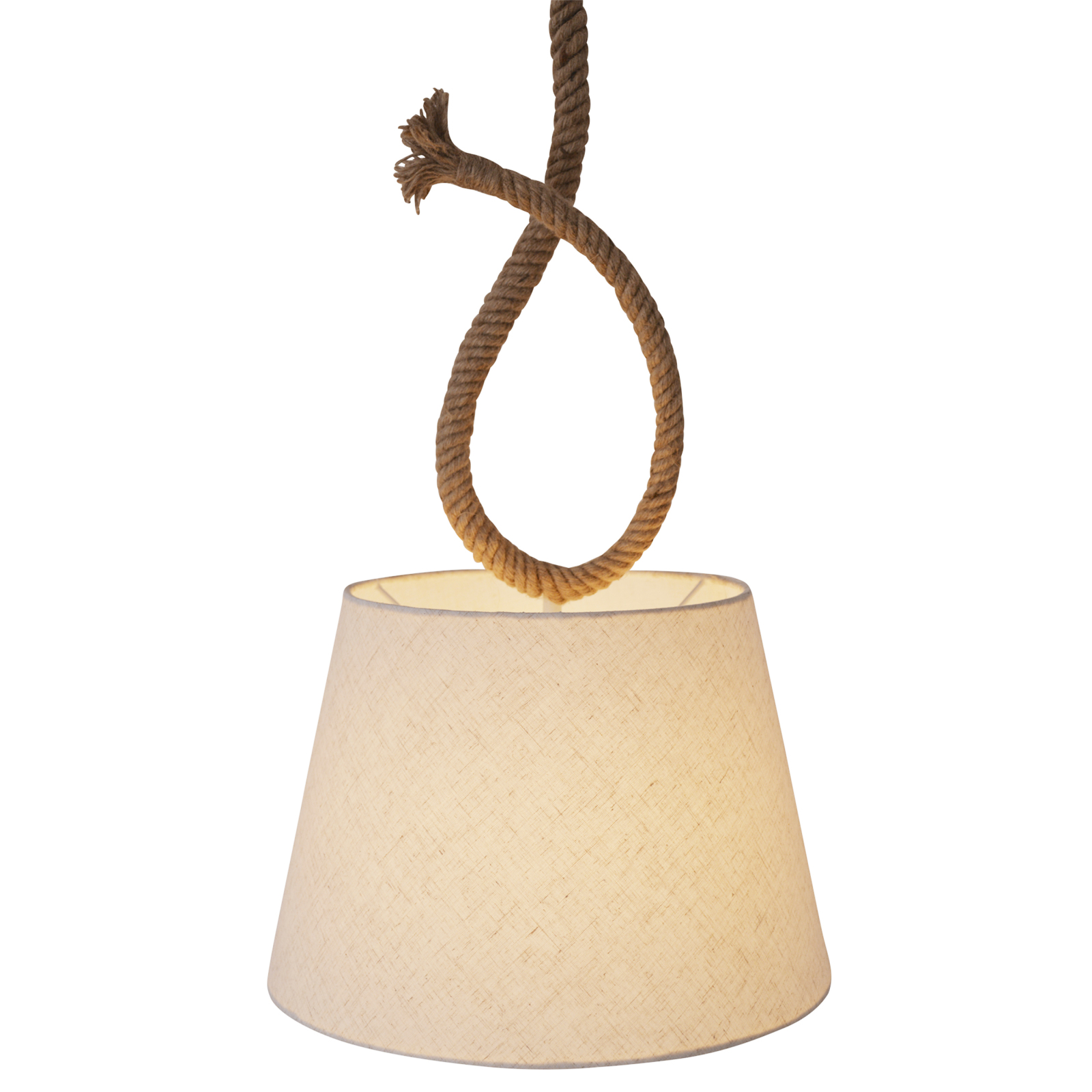 Pendelleuchte ROPE - natur - 145 cm hoch