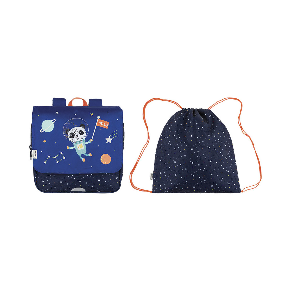 Cartable souple Cosmos L'école des Tann's
