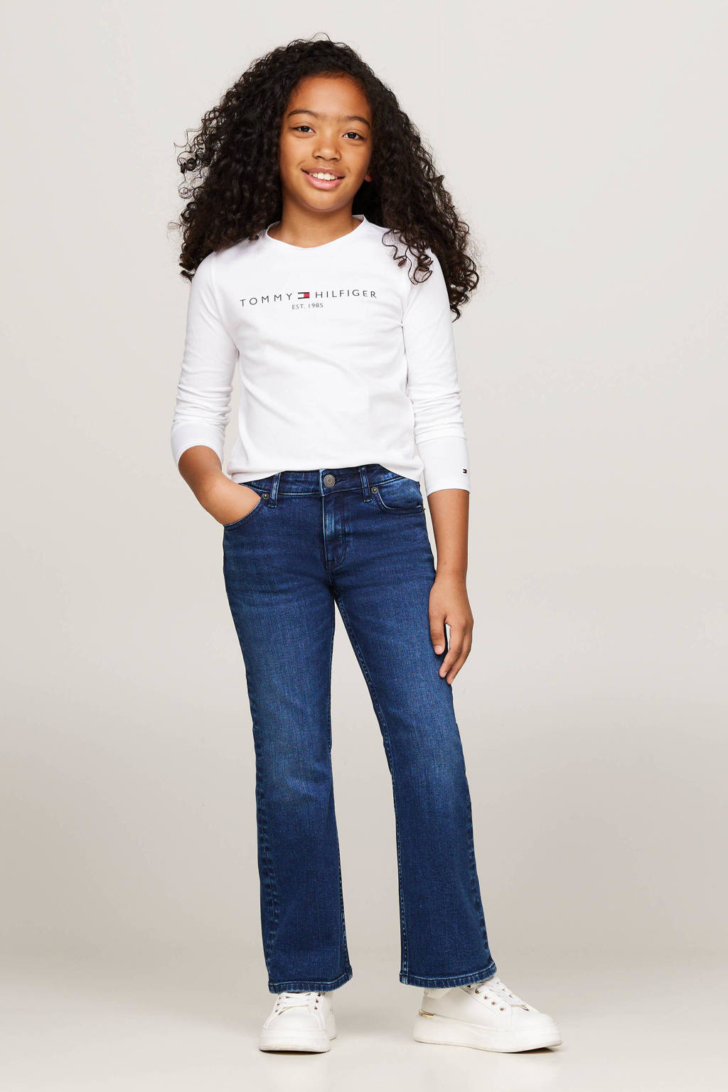 Tommy Hilfiger flared jeans coralblue