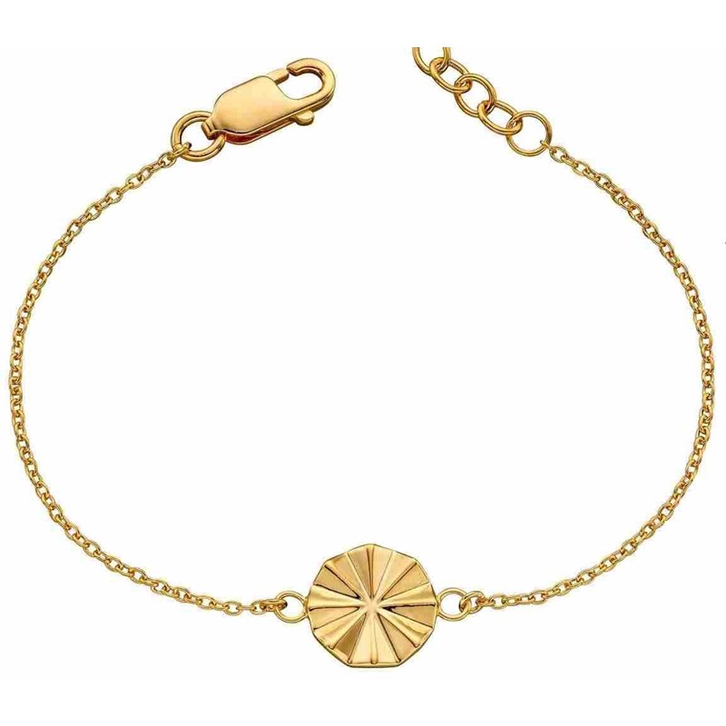 Bracelet plaqué or en argent 925/1000
