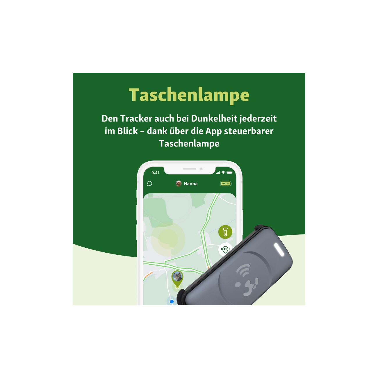 Fressnapf GPS-Tracker für Katzen Happy green *limitierte Auflage
