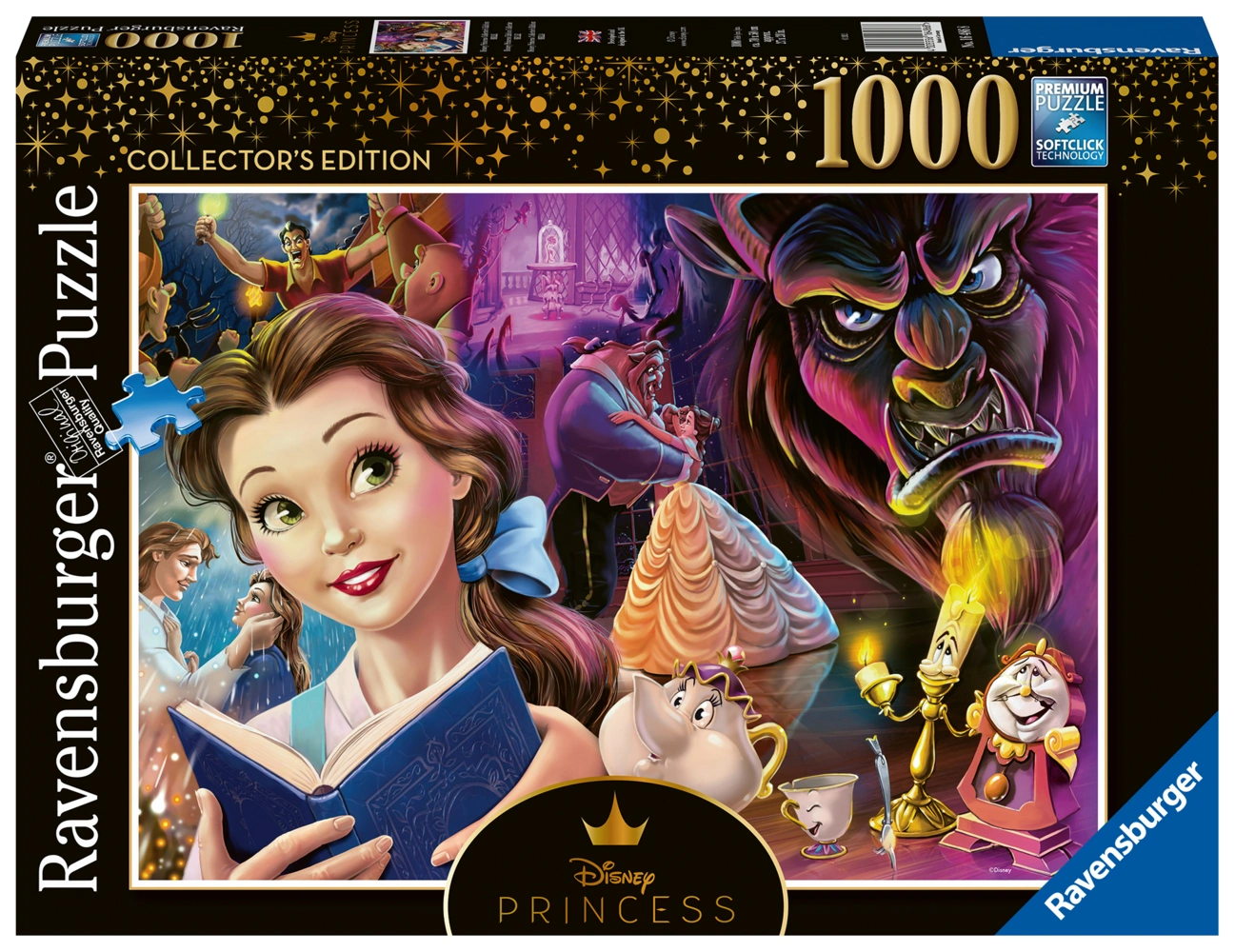 Ravensburger Puzzle 16486 - Belle, die  Prinzessin - 1000 Teile  Puzzle für Erwachsene und Kinder ab 14 Jahren