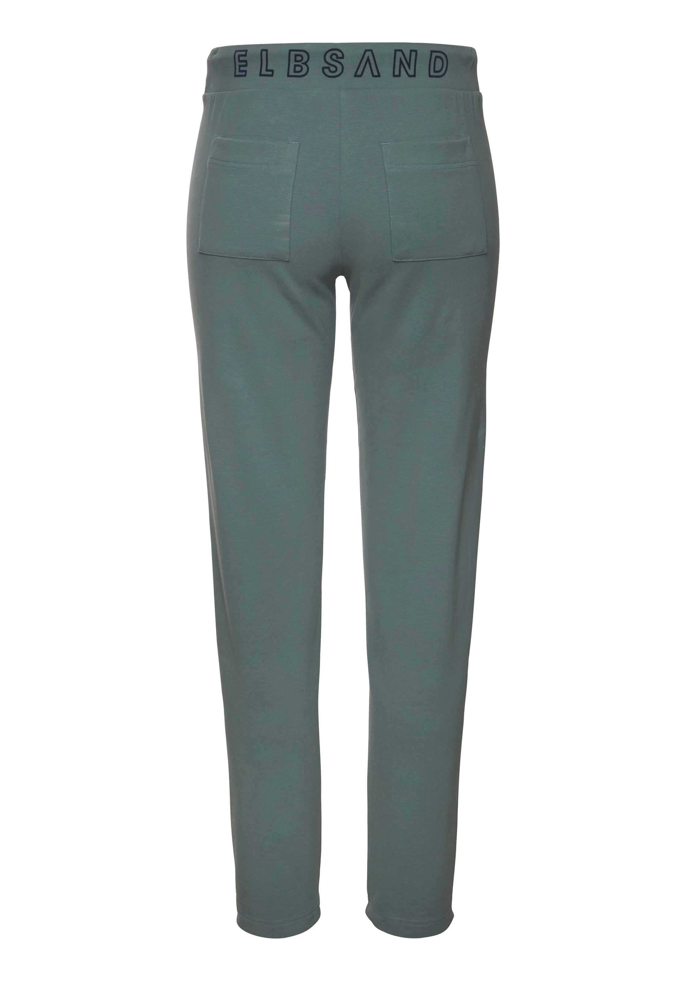 Elbsand Sweathose  mit Logodruck hinten, Jogginghose mit Kordelzug und Taschen