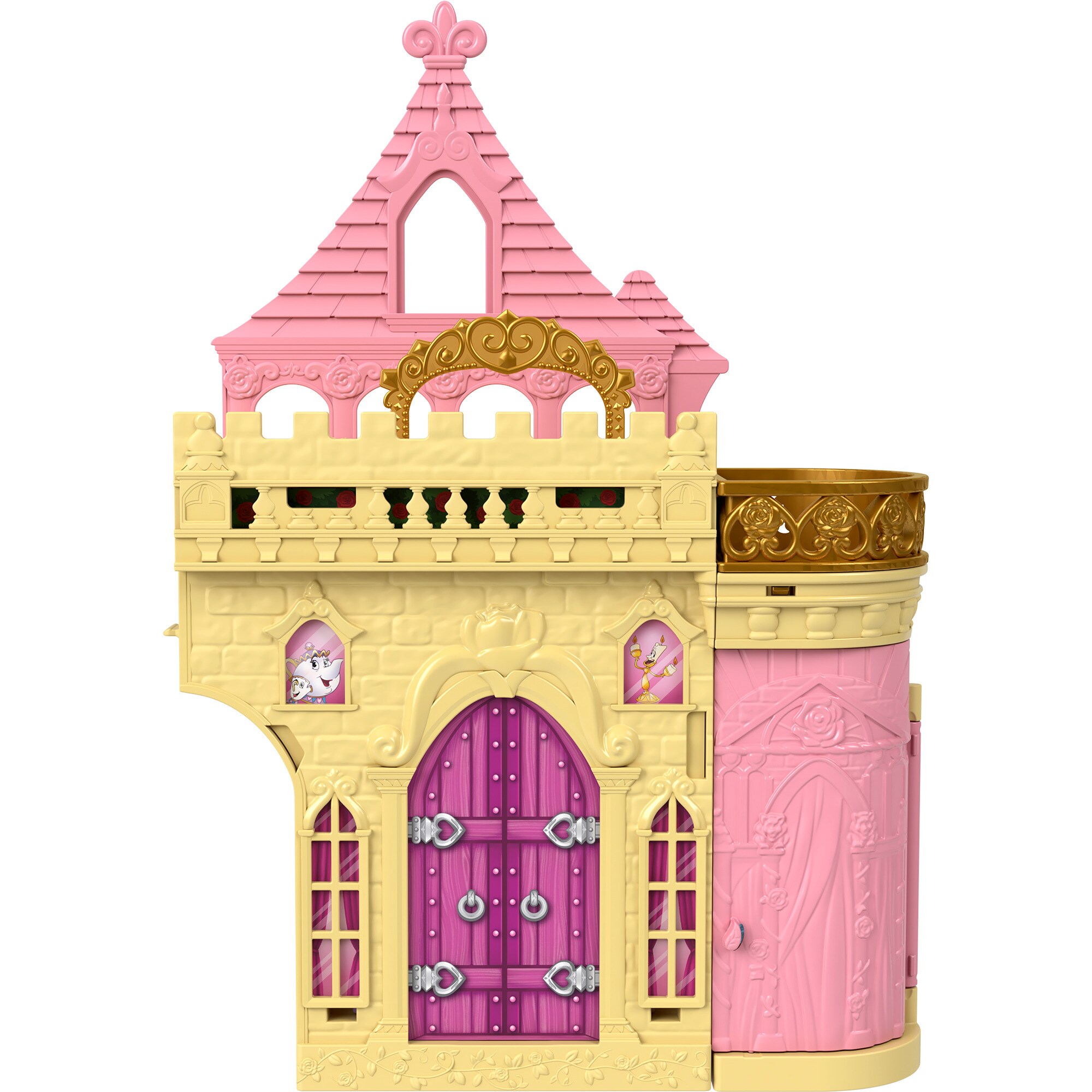 Mattel Spielgebäude Disney Prinzessin Belle´s Magical Surprise Castle Playset