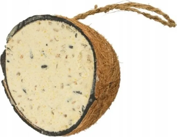 Garden&Fun Fedtfoder til fritlevende fugle i kokosnøddehalvdel, 200g