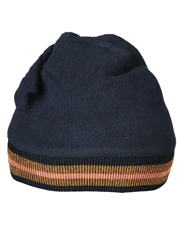 Strickmütze KLEINE STERNE mit Wolle in dunkelblau