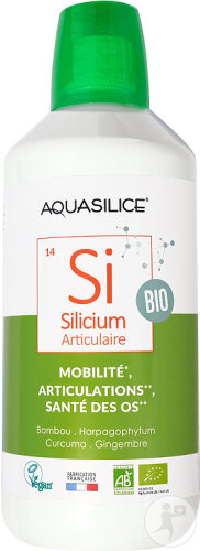 Aquasilice Silicium Buvable Certifié Bio Articulaire Mobilité Et Articulations Flacon 1l