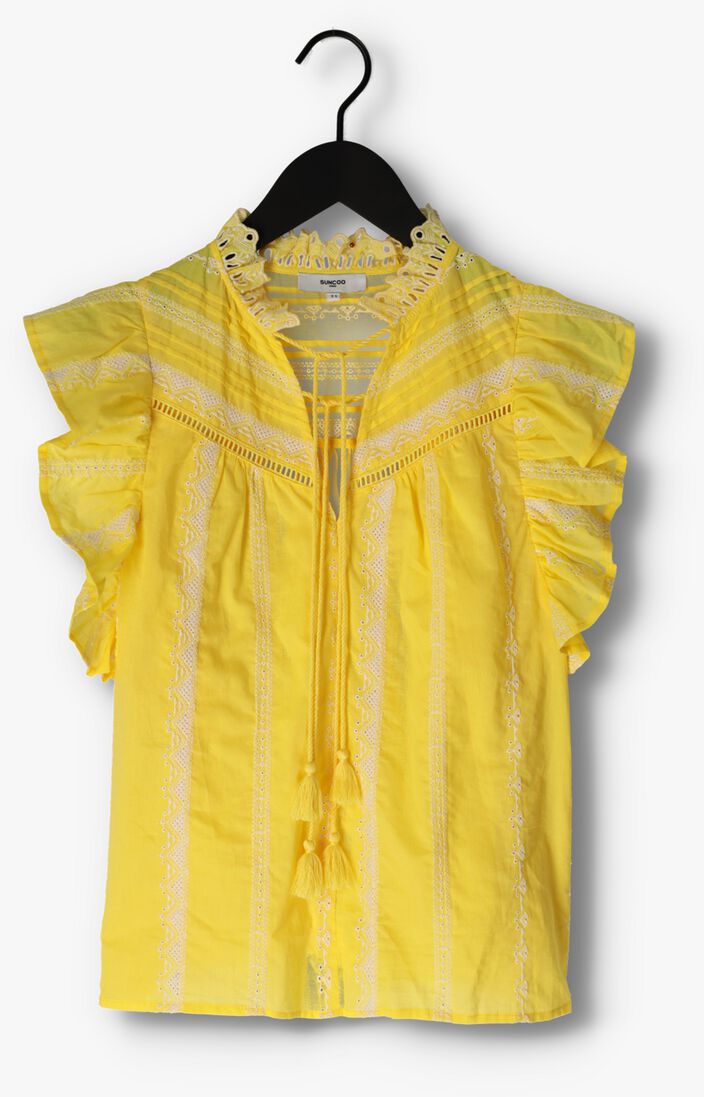 SUNCOO gele suncoo blouse louki