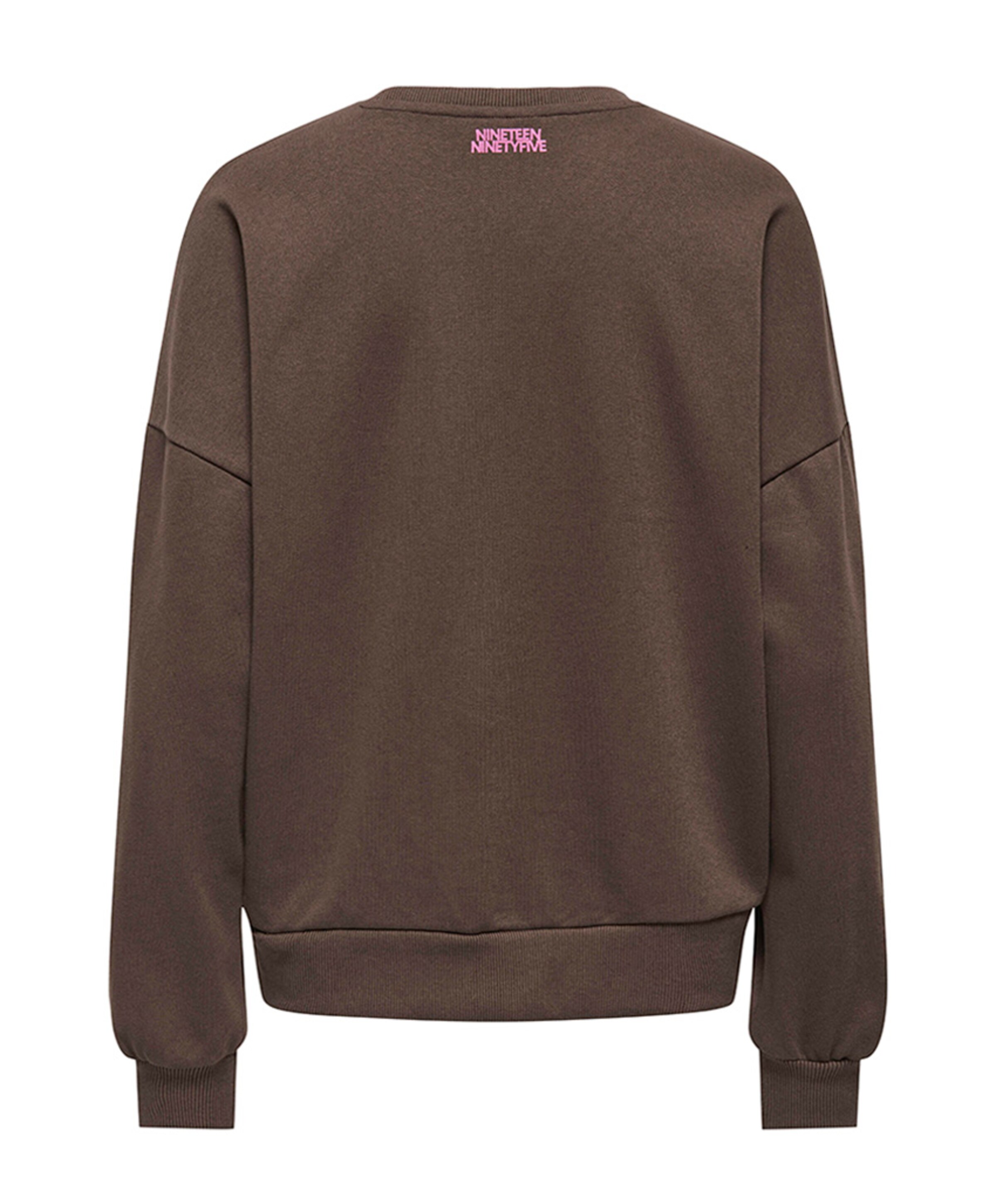 Only Dames sweater bruin
