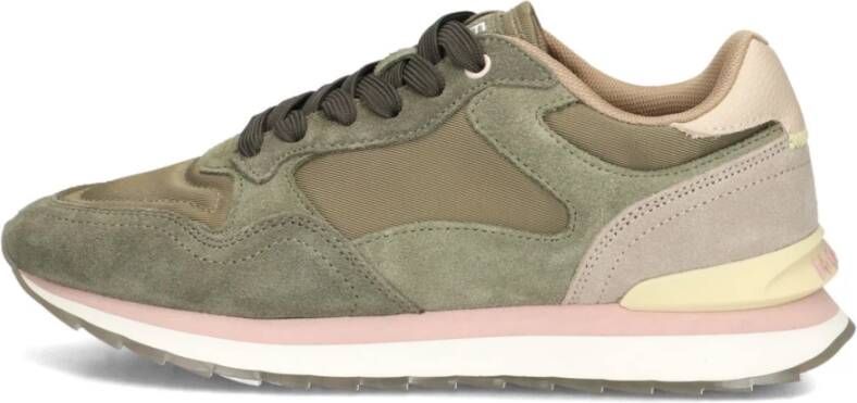 THE HOFF BRAND Sneakers Dames Los Angeles Maat: 38 Materiaal: Suède Kleur: Groen
