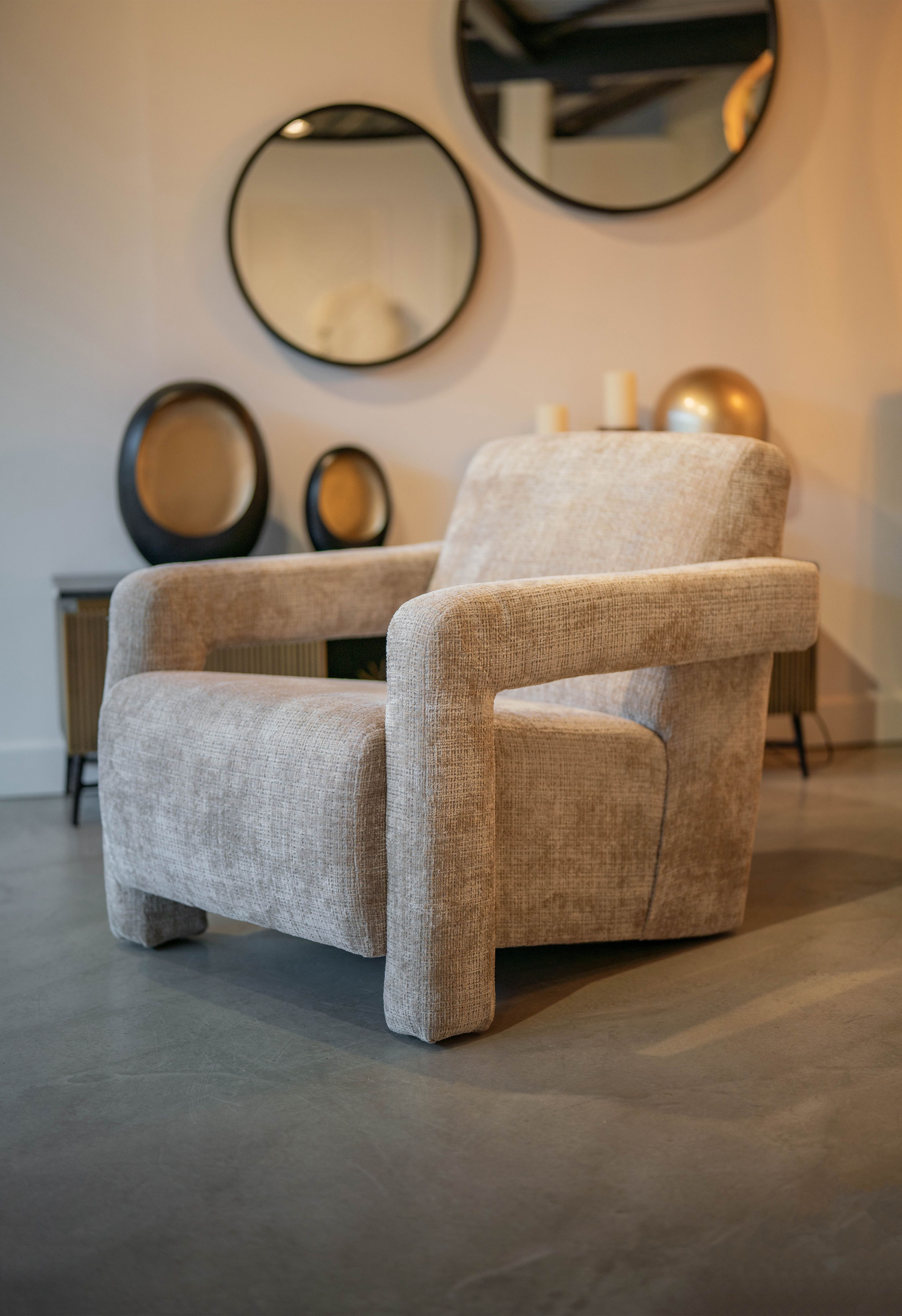 Fauteuil Nelio B78 x D94 x H82 cm