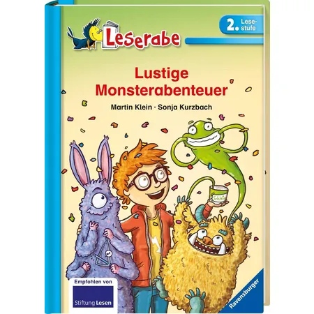 Ravensburger Leserabe, 2. Lesestufe: Lustige Monsterabenteuer