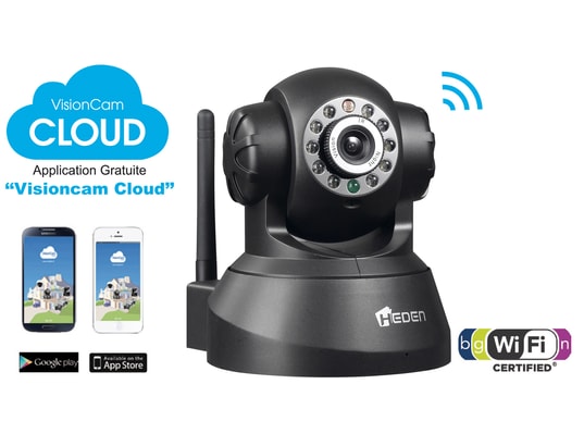HEDEN - Caméra IP VisionCam Cloud V2.4 intérieur noir