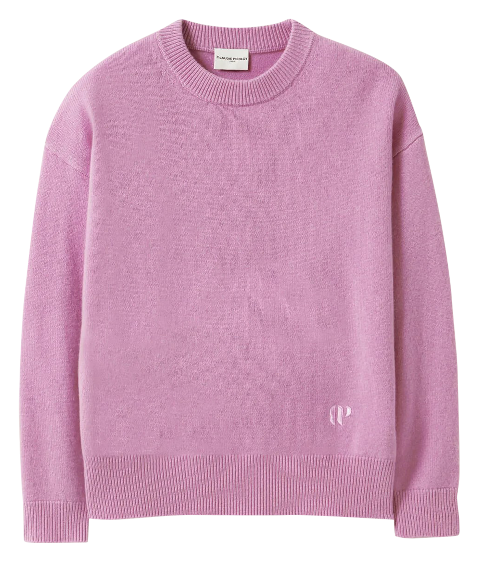 Pull col rond en cachemire | Rose