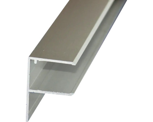 Gutta aluminium U-profiel dwarslip voor 16 mm dubbelwandige polycarbonaatplaten, 2000 mm
