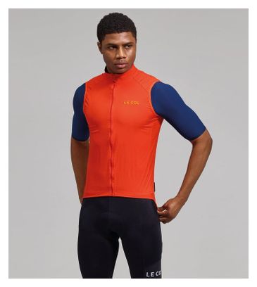 Veste Sans Manches Coupe-Vent Le Col Sport II Rouge