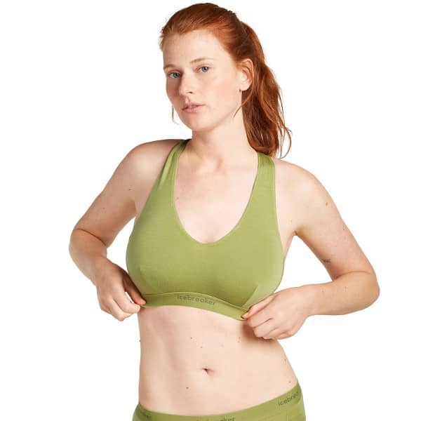 Brassière trail ICEBREAKER W M 125 CL SPRITE RCR BRA OLIVE