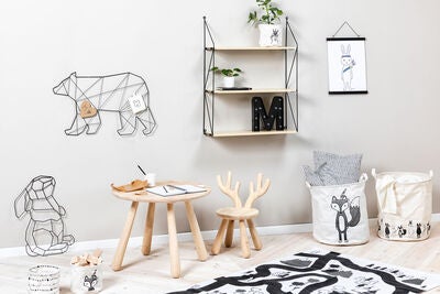Minitude Bokstavlampe I, Svart