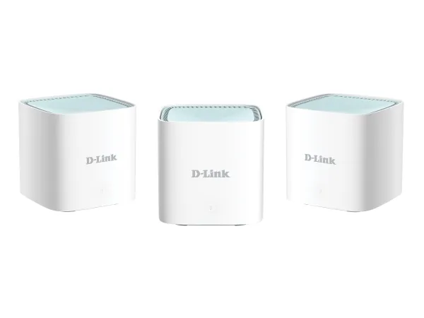 D-Link EAGLE PRO AI M15 - Wi-Fi-system - (3 routere) - op til 500 m2 - mesh 1GbE - Wi-Fi 6 - Dual Band