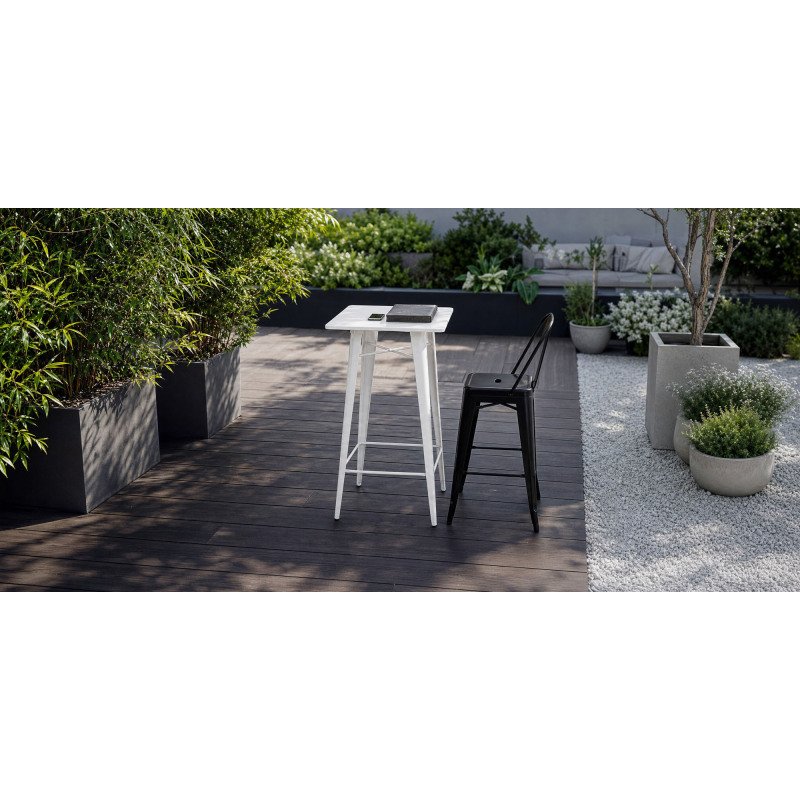 Table haute d'extérieur URBAN, 600 x 600 mm