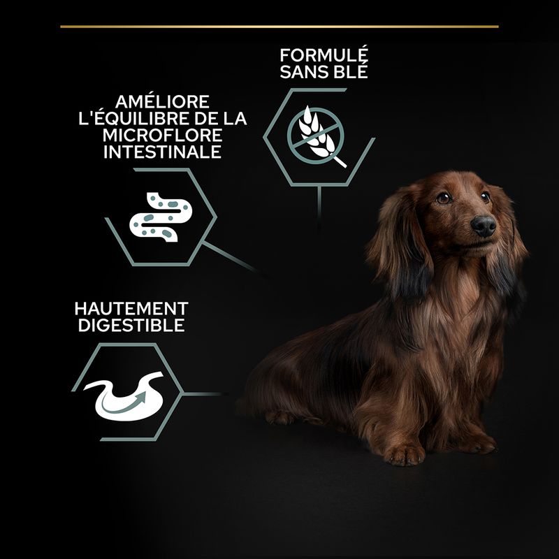 PURINA PRO PLAN Small & Mini Adult Sensitive Digestion sans céréales