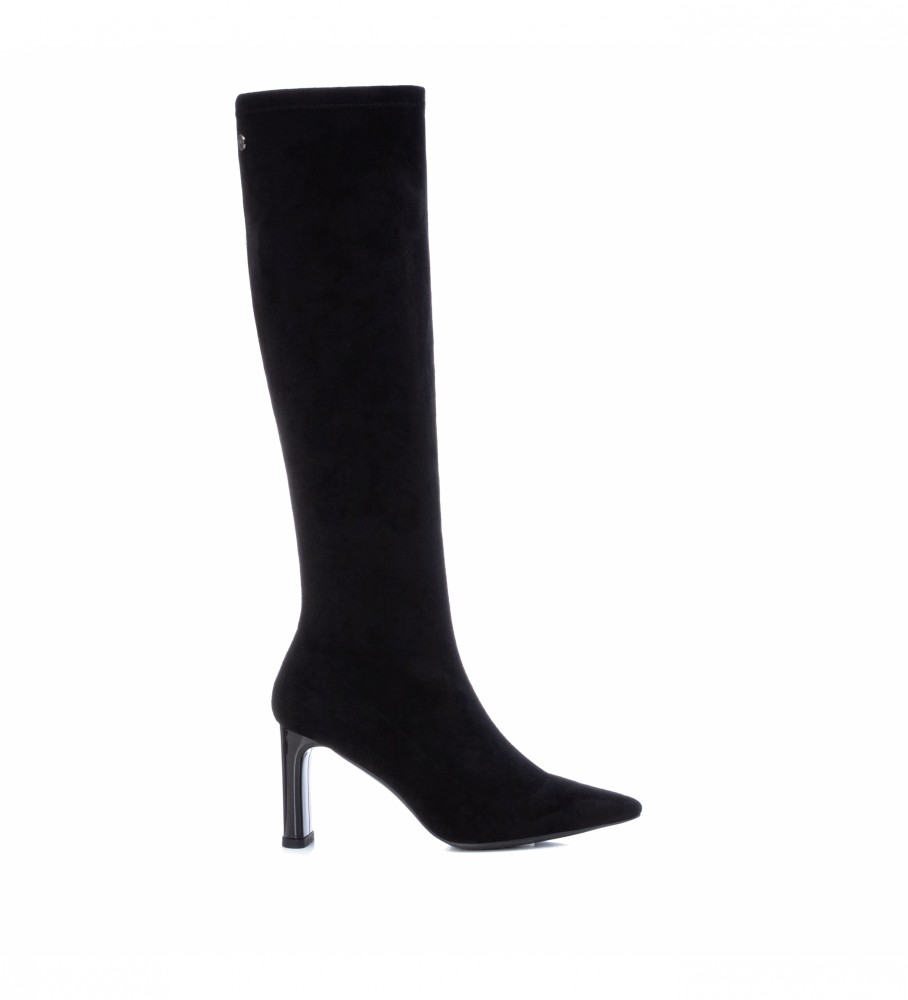 Botas Xti 140540 Pretas - Altura do salto: 8 cm -