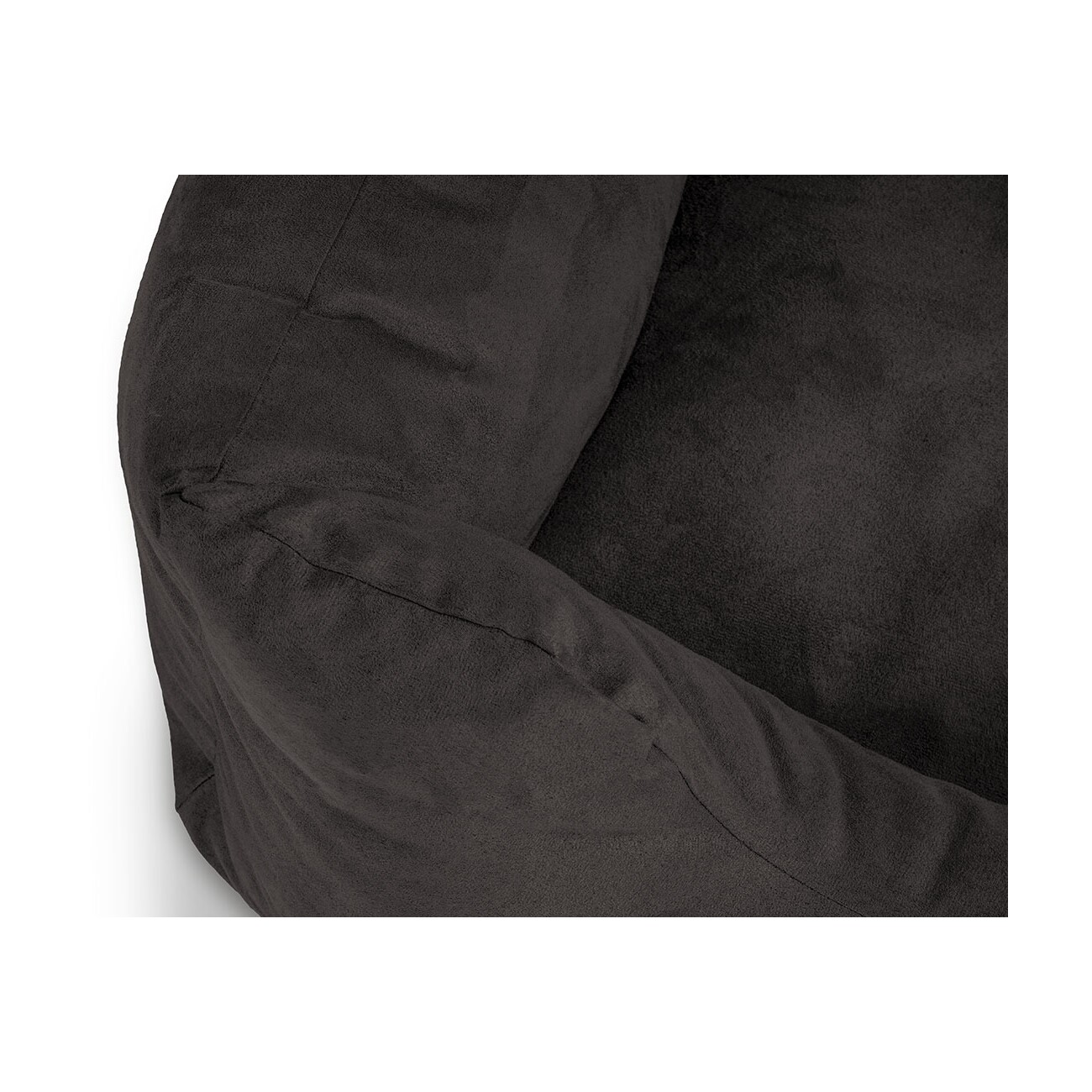 Knuffelwuff Hundebett Dreamline aus Velours schwarz M-L