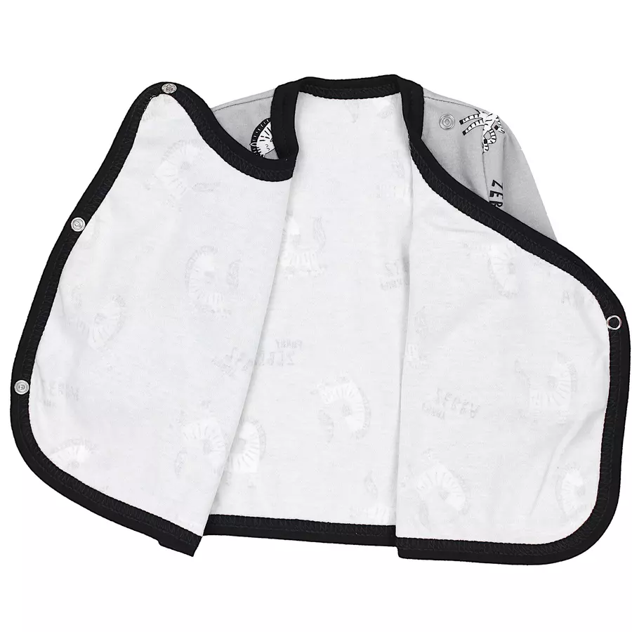 TupTam Baby Jungen Wickelshirt Langarm 5er Set blauweiß