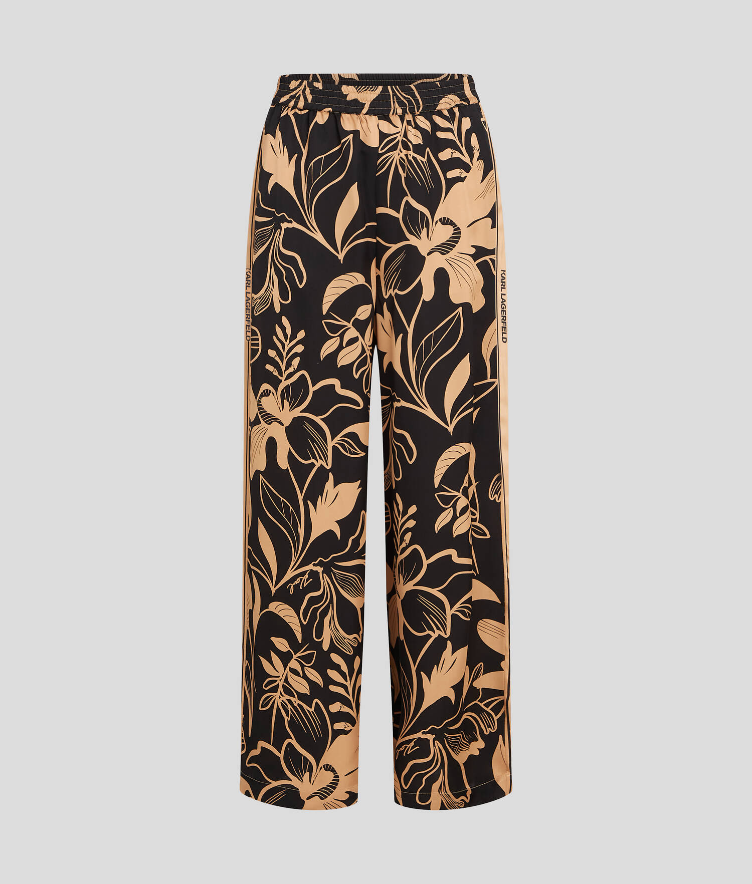 PANTALON LARGE - All Over Orchid Print