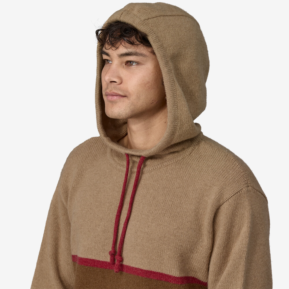 Herren-Kapuzenpullover aus recycelter Wollmischung