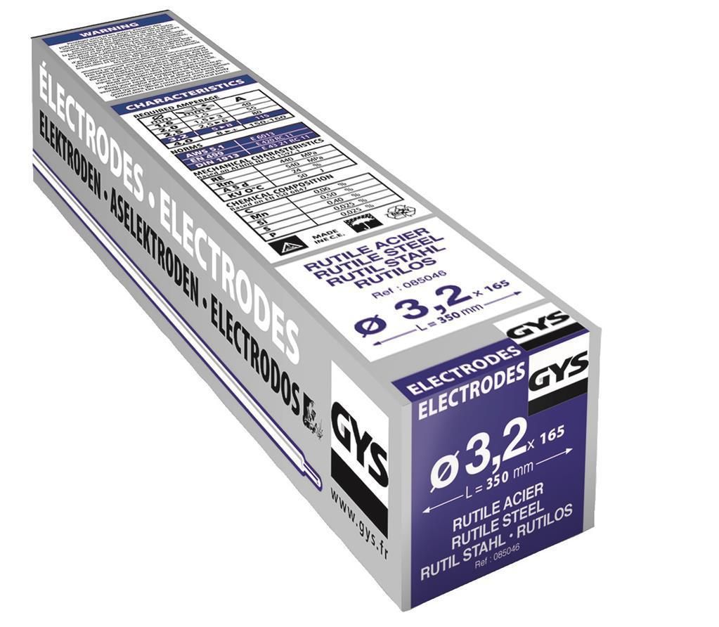 GYS Elektrodes staal O3.2mm (x165)- 5193085046