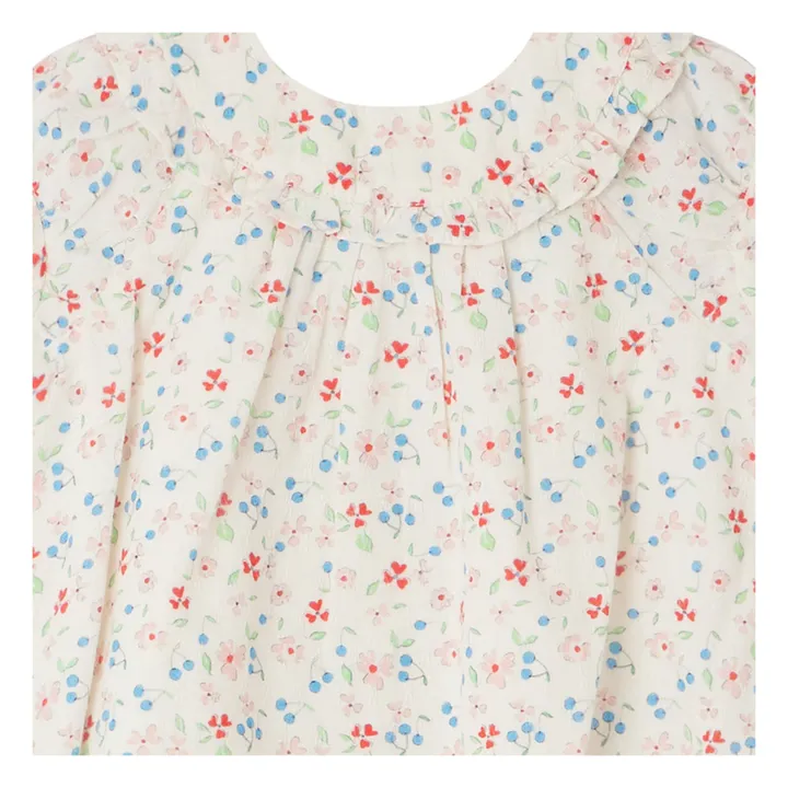 Bonpoint Blouse Fleurie Line | Blanc